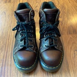 Dr. Martens 9349 Brown Leather Boots Women size 10